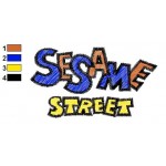Sesame Street Logo 01 Embroidery Design